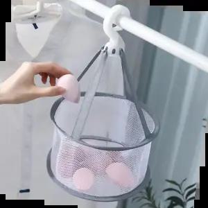 접이식건조망 다용도 걸이식 메쉬 건조망 캠핑 식기 빨래 바구니 1P