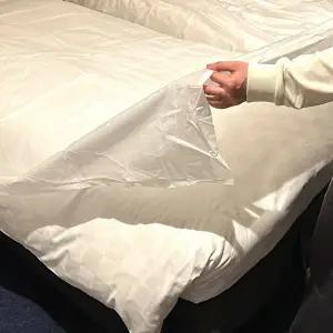 고품질 여행 휴대 일회용 싱글 침대시트 세트 일회용침대커버 여행용침대커버 일회용시트 WFIESTD