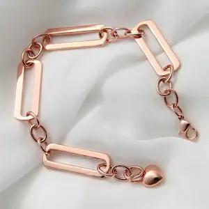 패션팔찌 로즈골드 체인 무드 클립 패션 팔찌 로즈골드팔찌