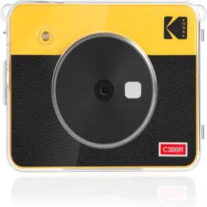 코닥 미니 샷 3 레트로 C300R 인스턴트 디지털 카메라용 지오디 투명 PC 케이스 - 어깨끈 및 탈착식 렌즈