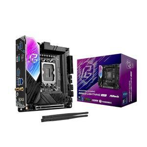 ASRock 팬텀 게이밍 B860I 라이트닝 WiFi 6E 인텔 코어 울트라 B860 LGA1851 DDR5 9333MHz 128GB M.2 미니 ITX 마더보드 썬더볼트 SATA3 6.0 Gb /s PCIe 5.0