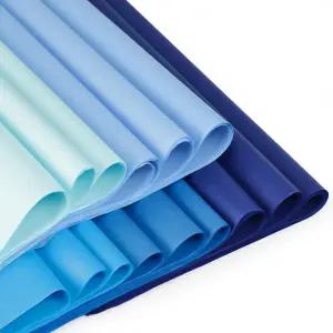 Shindel 200매 블루 티슈 종이 벌크 크리스마스 선물 가방 DIY 공예 파티 장식 꽃다발