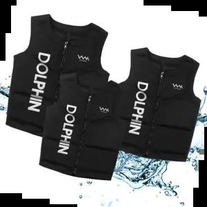 성인용구명조끼 국내제작 돌핀 네오프렌 경량 구명조끼 성인 낚시