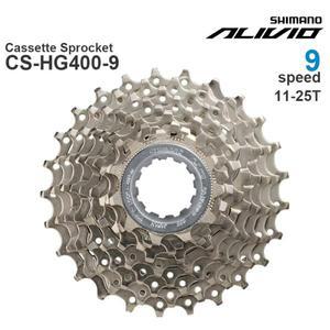 SHIMANO ALIVIO HG400 9v 카세트 스프로킷 9단 - HYPERGLIDE 트레킹 11-25T 오리지널