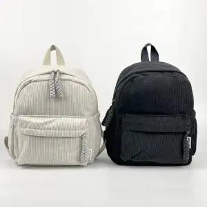 올리비아팝 여성 골덴 미니 백팩 코듀로이 미니백팩 작은백팩 여자백팩 여성백팩 천가방