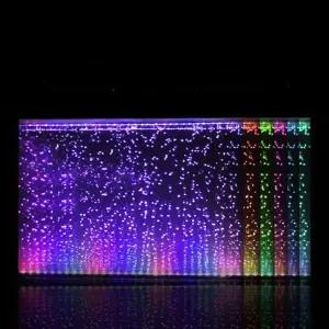 무소음 기포기 어항 조명 에어커튼 LED 산소 수족관 기포발생기