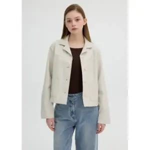 [롯데백화점]올리브데올리브 에코레더 크롭 자켓(OH5SJ181)