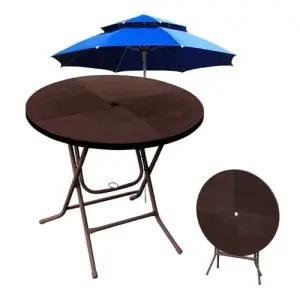 편의점 야외 테이블 플라스틱 파라솔 탁자 접이식 1개 WE0C747