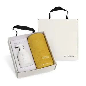 송월x생활공작소 컬러풀수건 170g 1p + 핸드워시 집들이선물 손잡이패키지 1세트