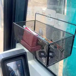 굴삭기수납함 설치 바구니 창문 정리함 선반 수납 다용도