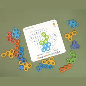 7세반 덧셈놀이 문제카드 사고력 수학 보드게임 여아선물 장난감 어린이 실내용 완구