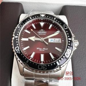 오리엔트 시계 남자 일본 기계식 방수 빛나는 스포츠 스테인레스 스틸 1:1