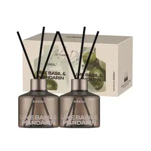 쿤달 시그니처 퍼퓸 디퓨저 200ml 2구 세트 라임바질앤만다린