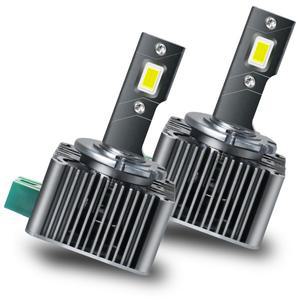 2PCS 강력한 HID LED 헤드 라이트 전구 D1S D2S D3S D4S D5S D8S 6000K 플매트 카펫 러그 앤 플레이 공장