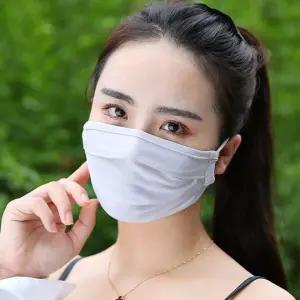 여름 마스크 스포츠 다회용 빨아쓰는 일회용 메쉬 스판 자외선 등산 패션