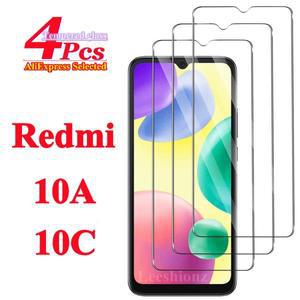 샤오미 Redmi 10A 10C 강화 유리 고화질 안티  화면 보호기에 적합 필름 1/4 조각