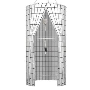이동식 샤워 부스 펜션 글램핑 조립 조립식 화장실 파티션