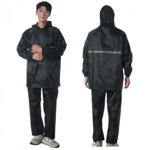 오토바이 우비 레인코트 세트 바이크용