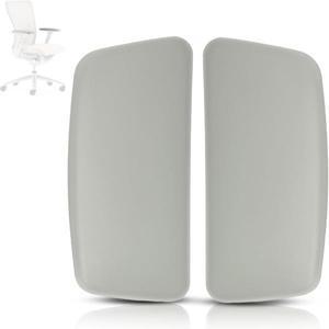 Haworth Zody 사무실 의자 부품용 팔 패드 캡 2개/세트 블랙/그레이 암레스트 커버 교체