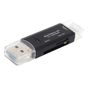 OTG젠더 SD/SDXC TF/Mirco SD 메모리 카드 리더 USB 2 0 A 마이크로 C 타입 3 인 1 OTG 플래시 드라이브 어댑터 PC 카메라 그림 비디오 데이터