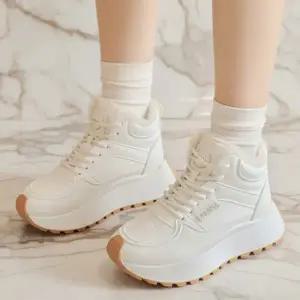|CCS7DA7|여성용 따뜻한 털내장 키높이 하이탑 운동화