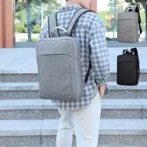 남자 클래식 출근룩 슬림 신입생 랩탑 백팩