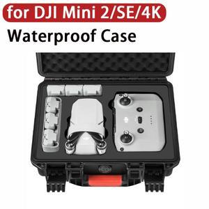 DJI Mini 2 케이스 방수 상자 휴대용 가방 SE/Mini 4K 드론 액세서리 용 대형 블랙