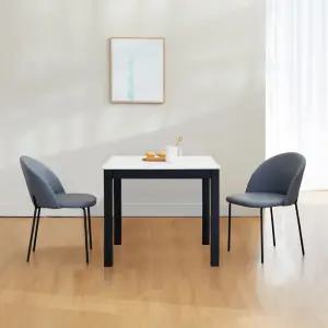 앨빈 블랙 리노 800 2인 세라믹 식탁세트