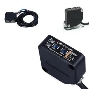 광전 빔 70cm 감지 거리 확산 반사 적외선 스위치 센서 24-240V AC DC 250VAC 3A BEN700-