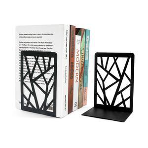 PCS 불규칙한 책은 STATIONER BOOK ENDS 사무실 부모를위한 데스크 스탠드를 ON 다각형 선물 끝냅니다 IR
