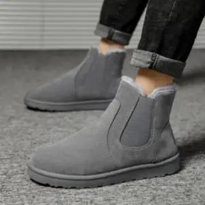 남자 방한 털 안감 워커 앵클 패딩 겨울 보온 부츠