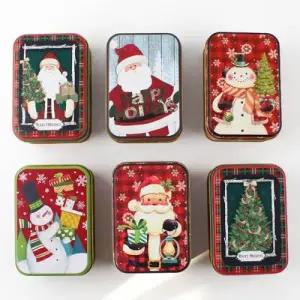 ( )125A 4500 크리스마스 직사각 틴케이스 6개세트
