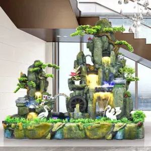 대형 분수 가습기 로비 자연 조경 사무실 개업 장식