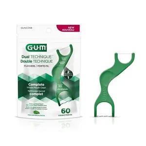 [GUM]검 듀얼 테크닉 프로서 821 (민트-60개입) 1개