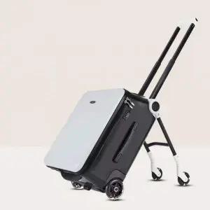 트롤리 화이트 캐리어 기내용 20형