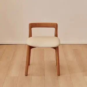 동서가구 로라 PU 원목 식탁 보조 의자 스툴 DF927581