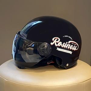 써머티지 여름용 오토바이헬멧 하프페이스 헬멧 배달 570g 강화 반모 업무용