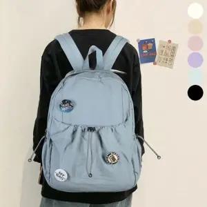 여자 백팩 가방 스트링 가벼운 숄더 캐주얼 보조가방