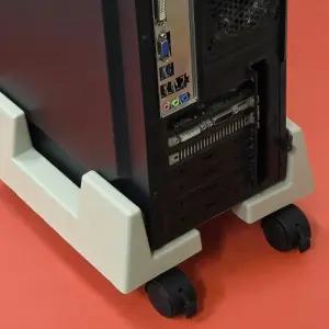 본체 받침대 트롤리 선반 컴퓨터 거치대홀더 PC 데스크탑 스탠드 데스크 PC정리대