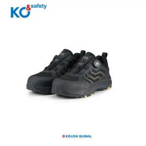 코오롱 안전화 작업화 KS-401D 블랙 다이얼 4인치 와이드토캡 논슬립 현장화
