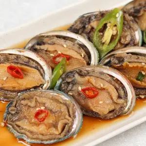 [천사푸드]완도 활 전복 수제간장 전복장 2kg 선물세트