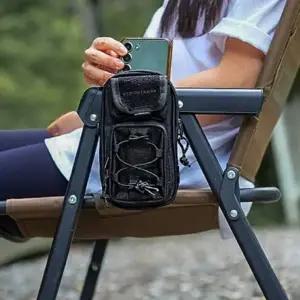 카즈미 크로스백 파우치 미니 수납 포켓 가방 블랙