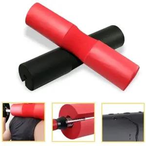 바벨패드 약45x10cm 간편 탈부착 충격흡수 운동용품 스쿼트 바패드 바벨보호대 봉중량 바벨운동용