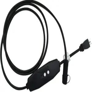 닥터 적외선 히터 DR-100 GFCI 스노우 얼음 융해 매트용 전원 코드 10피트 검은색