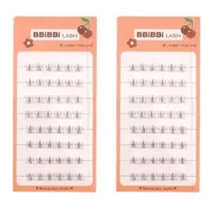 키보 노글루 부분 속눈썹 삐삐래쉬 6 언더네추럴 X2개