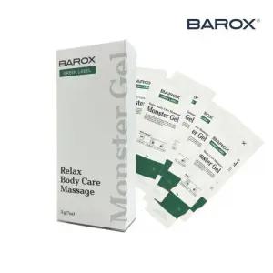 바록스 쿨링 그린라벨 릴렉스 바디케어 몬스터겔 미니팩 3g