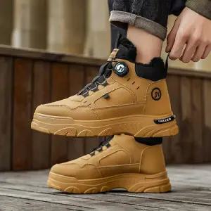 남성 2컬러 윈터 하이탑 캐주얼 기모 스니커즈 ZG-M066