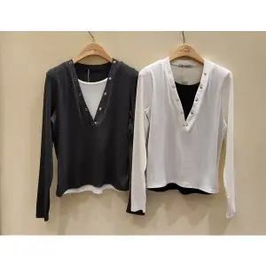 [메종블랑쉬](김해점)이중긴팔티셔츠 M261JTS258K