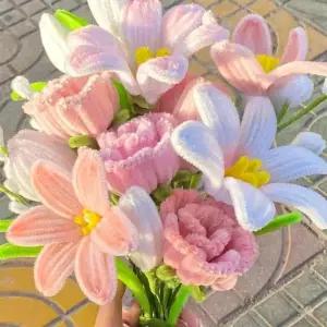 모루꽃다발키트 꽃다발 선물 조화 기념일 만들기