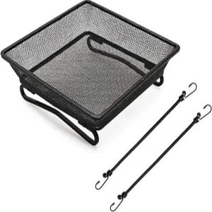 발코니/데크/포치 플랫폼용 8인치 난간 새 모이통 트레이 야생 조류나 다람쥐 외부 정원 뒷마당용 탄성